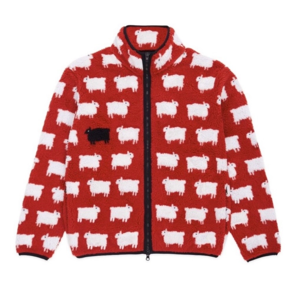 Rowing Blazers x Warm & Wonderful Sheep Fleece Diana Full Zip Jacket